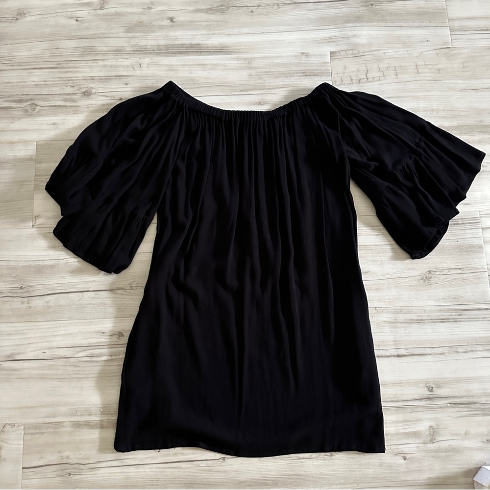 Ava Sky Black Dress
